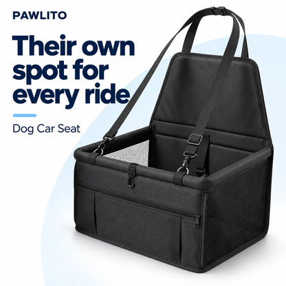 Safe Dog Car Seat with Anti-Jump Leash