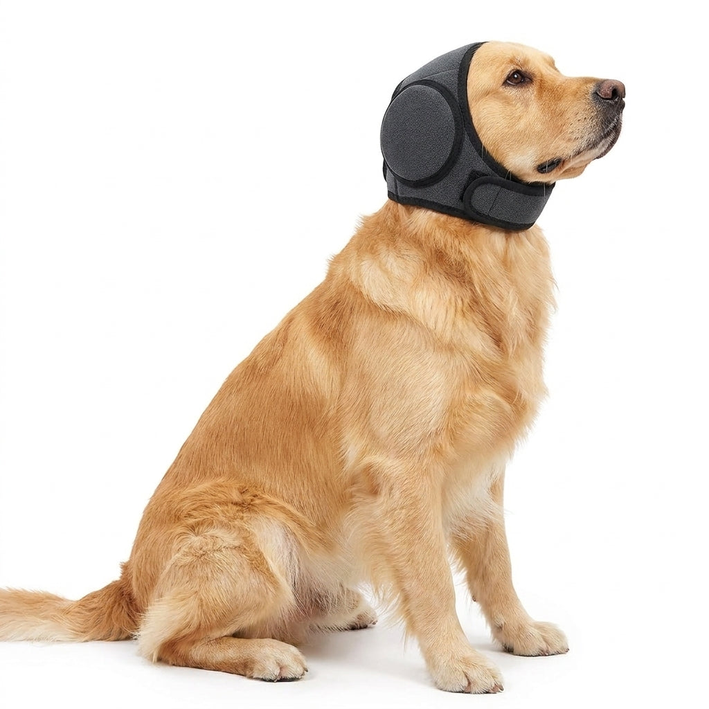 Noise-Reducing Calming Ear Wrap for Dogs